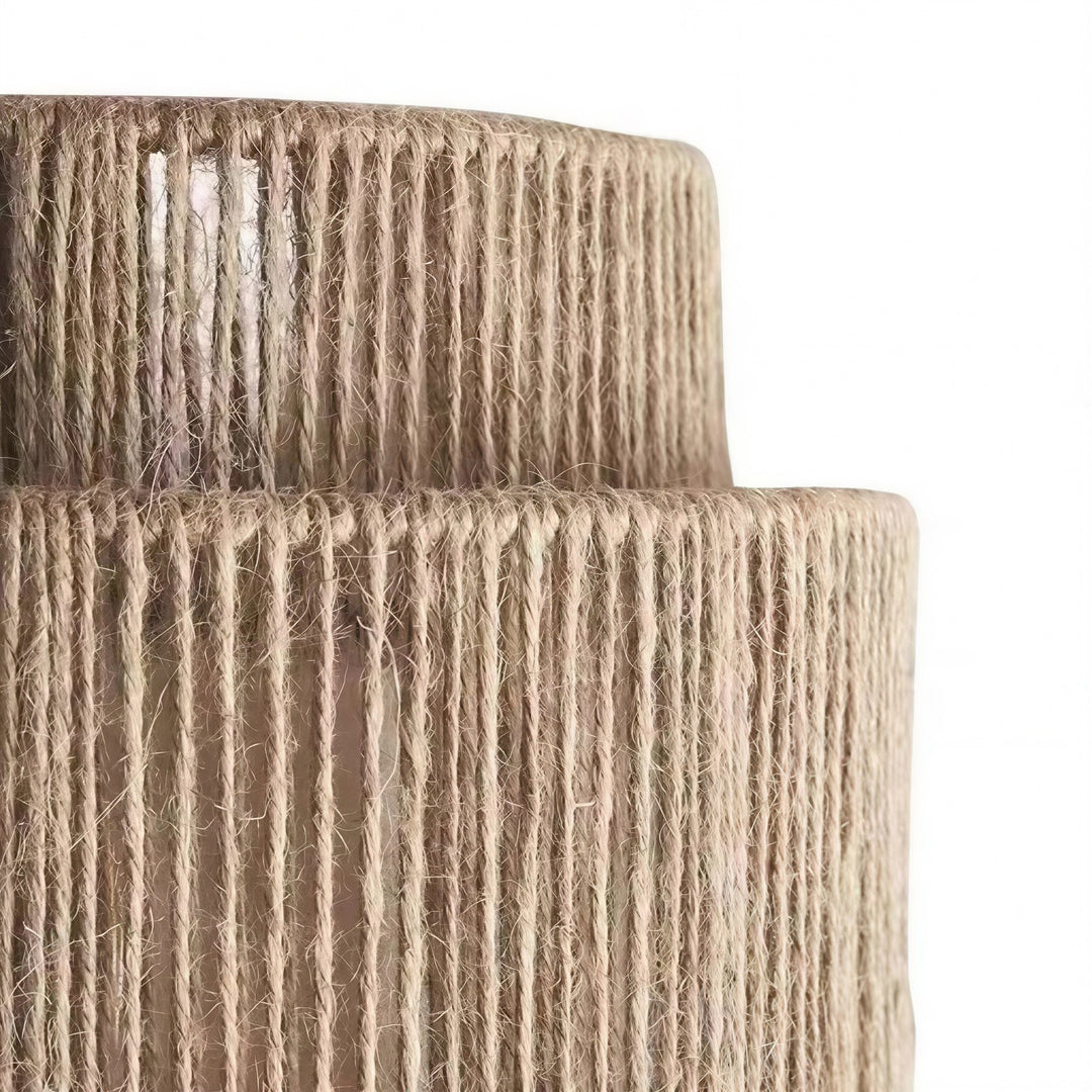 Rattan and Bamboo Wall Light - View 8