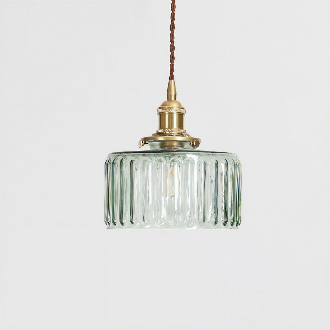Japanese Style Glass Pendant Light - View 4