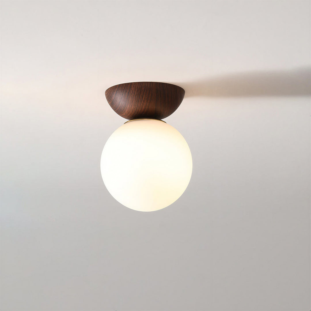 Nordic Glass Globe Ceiling Light - View 5