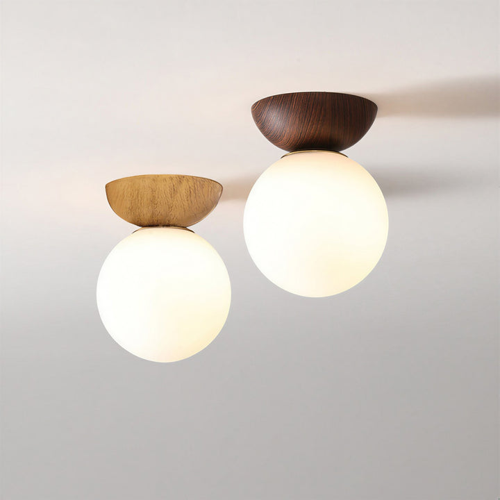 Nordic Glass Globe Ceiling Light - View 11