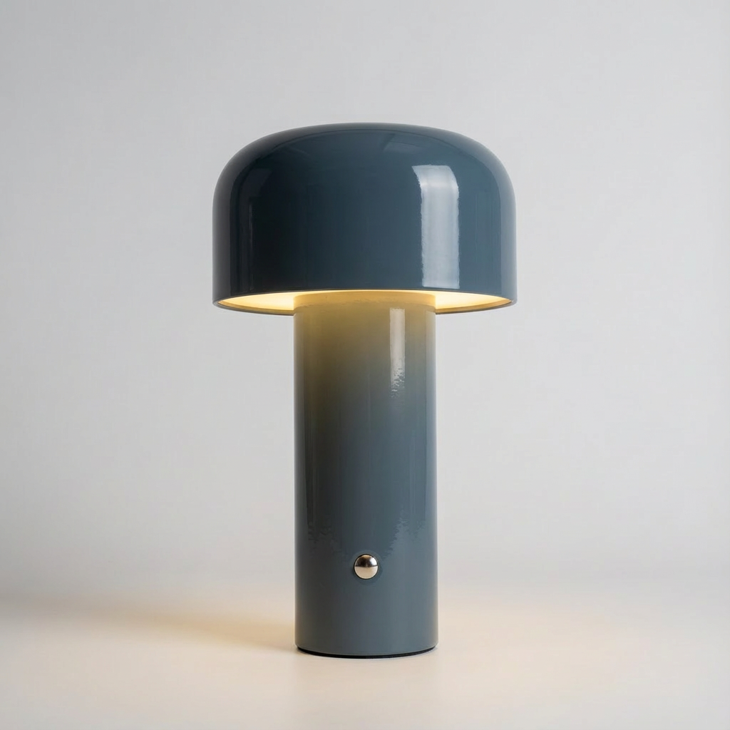 Portable LED Mushroom Table Lamp Touch Control Rechargeable
