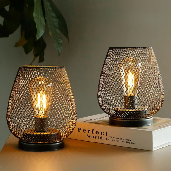 Portable Cordless LED Table Lamp in Ø 15.5cm x H 17cm (Ø 6.1" x H 6.7")