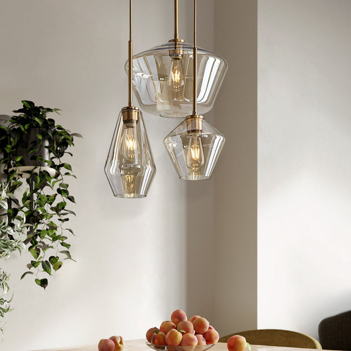 Prism Faceted Glass Pendant Light
