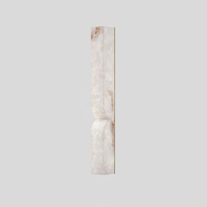 Vertical Alabaster Wall Sconce in 7.6 x 61 cm