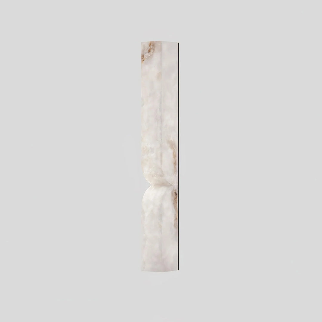 Vertical Alabaster Wall Sconce in 7.6 x 61 cm - View 2