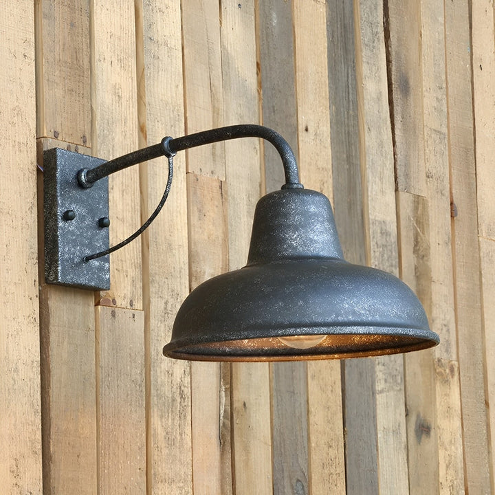 Antique Iron Wall Light - Rustic Outdoor Wall Lamp