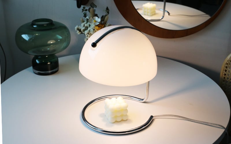 Bauhaus Glass Table Lamp, E27