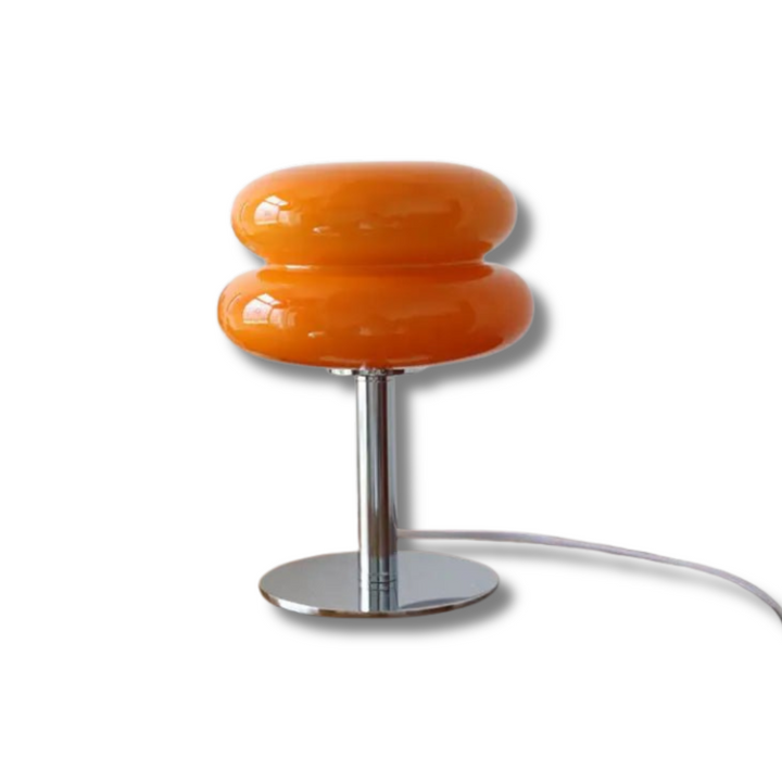 Bauhaus Table Lamp with Touch Control and Colorful Glass Shade - Stylish Bedside or Desk Lamp for Bedroom Decor 6