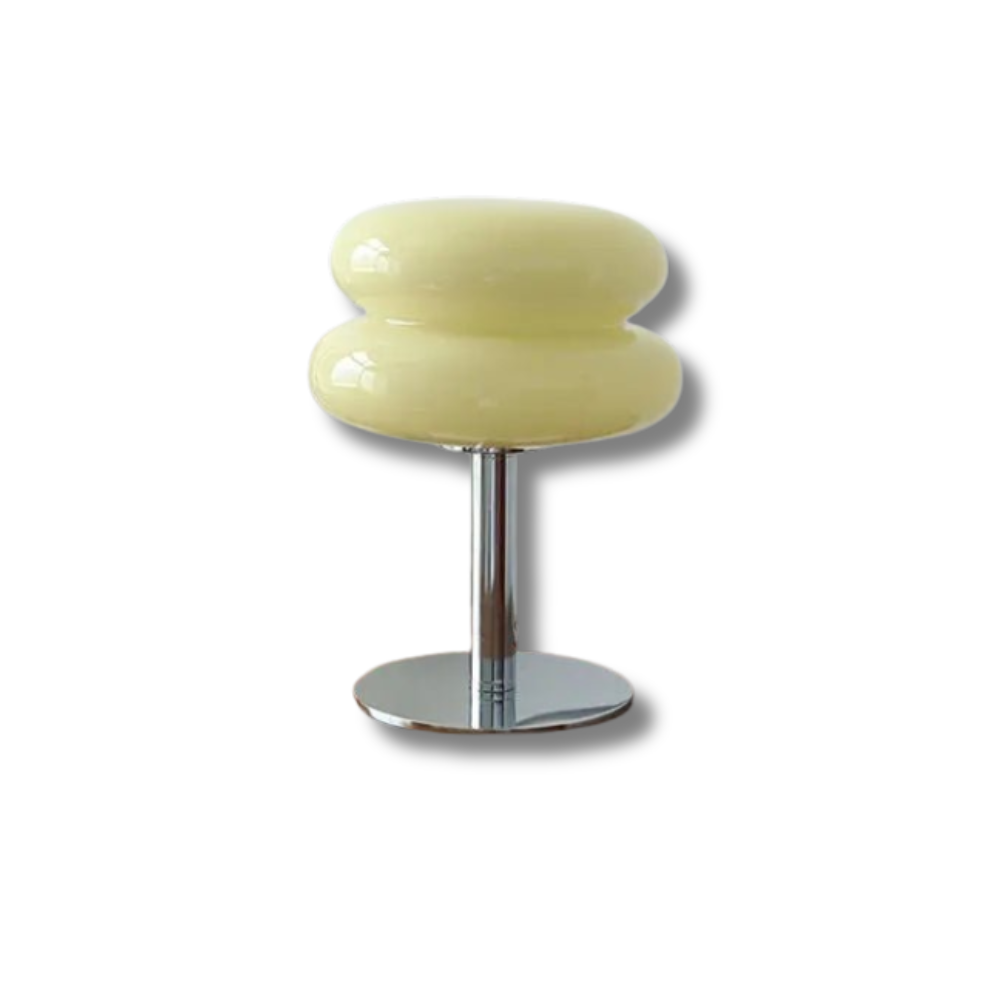 Bauhaus Table Lamp with Touch Control and Colorful Glass Shade - Stylish Bedside or Desk Lamp for Bedroom Decor 9