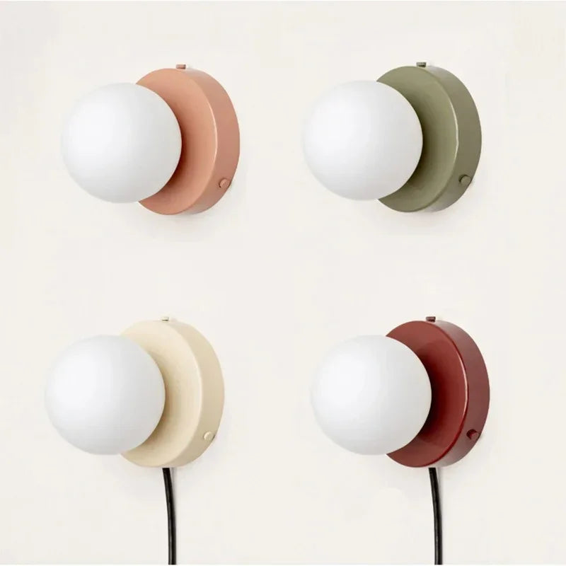 Nalani Frosted Glass Wall Lamp