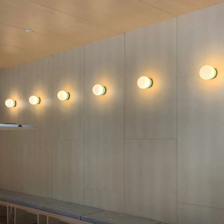 Nalani Frosted Glass Wall Lamp - View 3