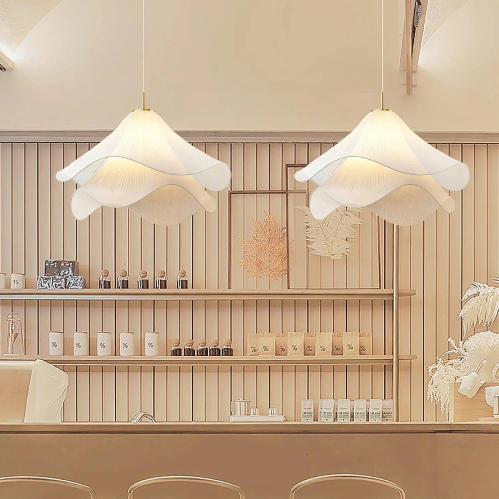 Boho Chic Ceiling Lamp with Dimmable LED Light - Adjustable Hanging Pendant Light 1