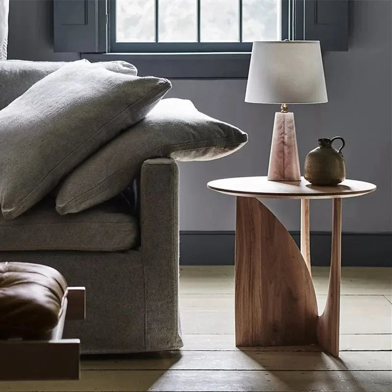 Solid Wood Side Table - View 4