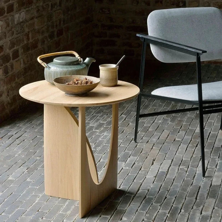 Solid Wood Side Table - View 5