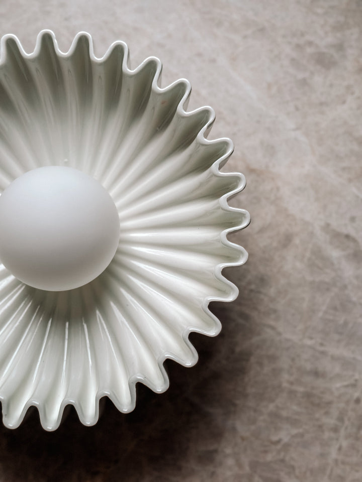 Ceramic Wall Lamp with G9 LED Bulb - View 2