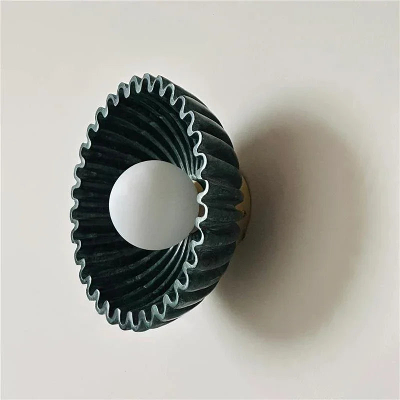 Ceramic Wall Lamp with G9 LED Bulb - View 3