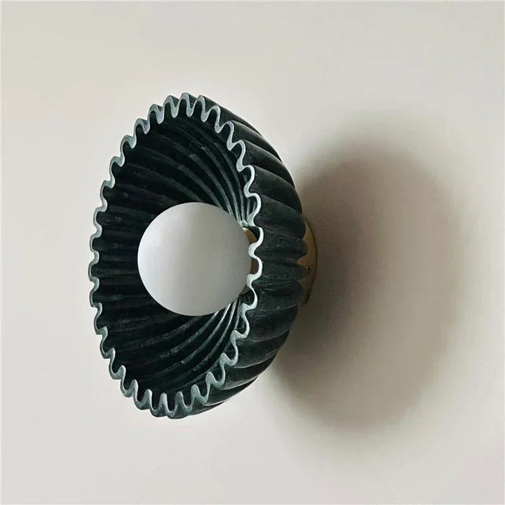 Ceramic Wall Lamp with G9 LED Bulb - View 3
