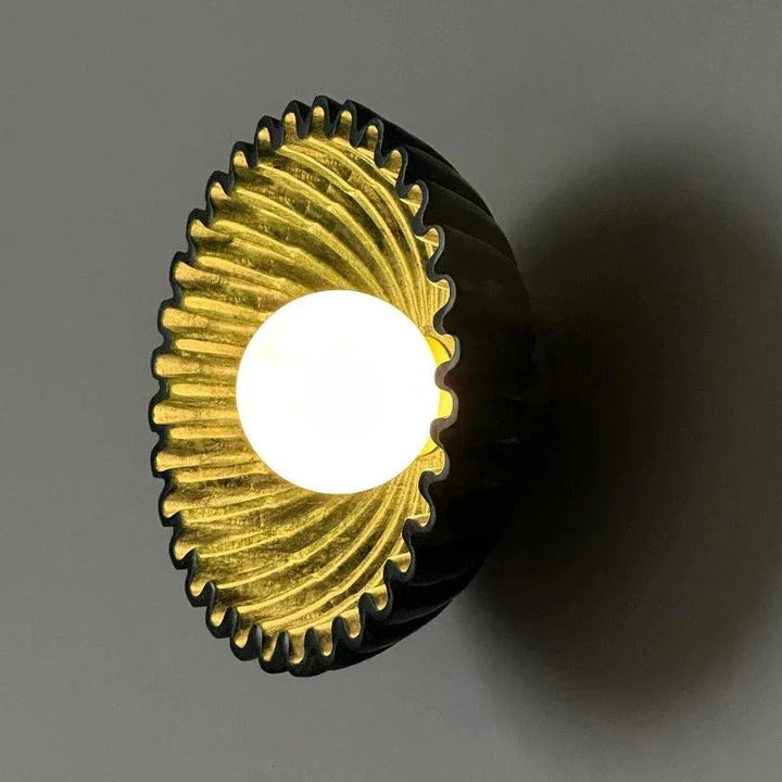 Ceramic Wall Lamp with G9 LED Bulb in Green