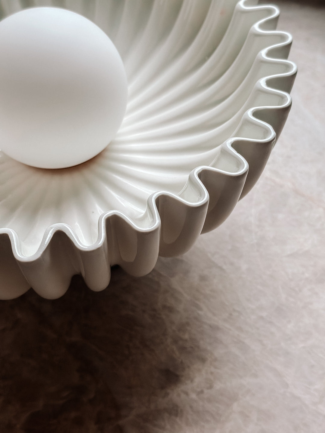 Ceramic Wall Lamp with G9 LED Bulb - View 7