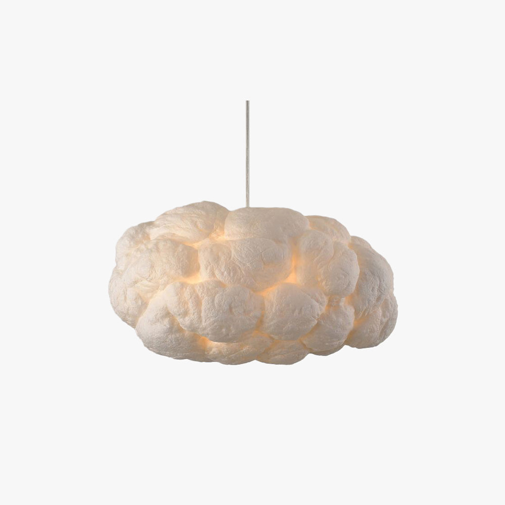 Cloud-Shaped LED Hanging Light - Modern White Pendant Lamp for Living Room, Bedroom, and Dining Area - Energy Efficient Design 1