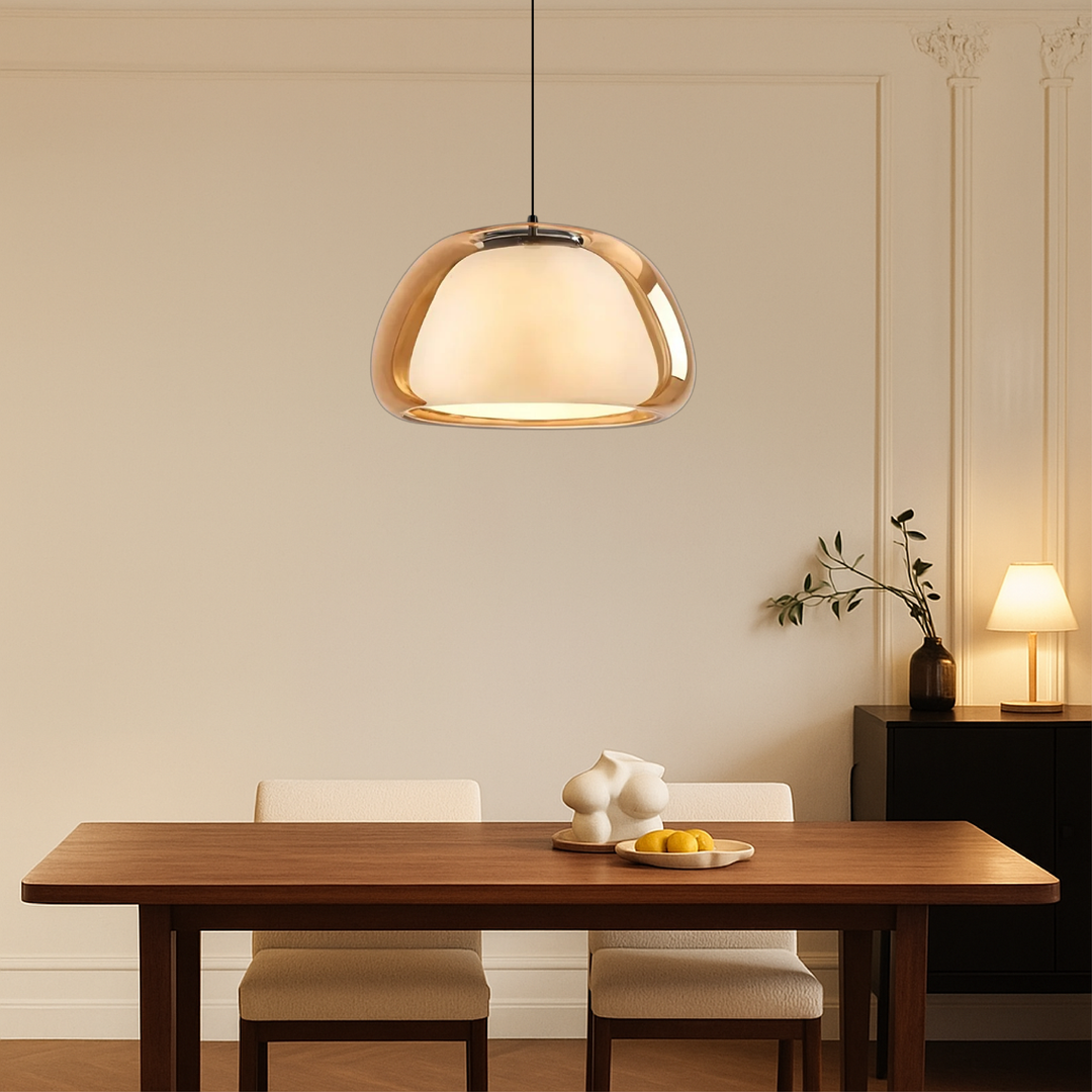 Contemporary Glass Pendant Light - Minimalist Jelly Design for Kitchen and Dining Room 4