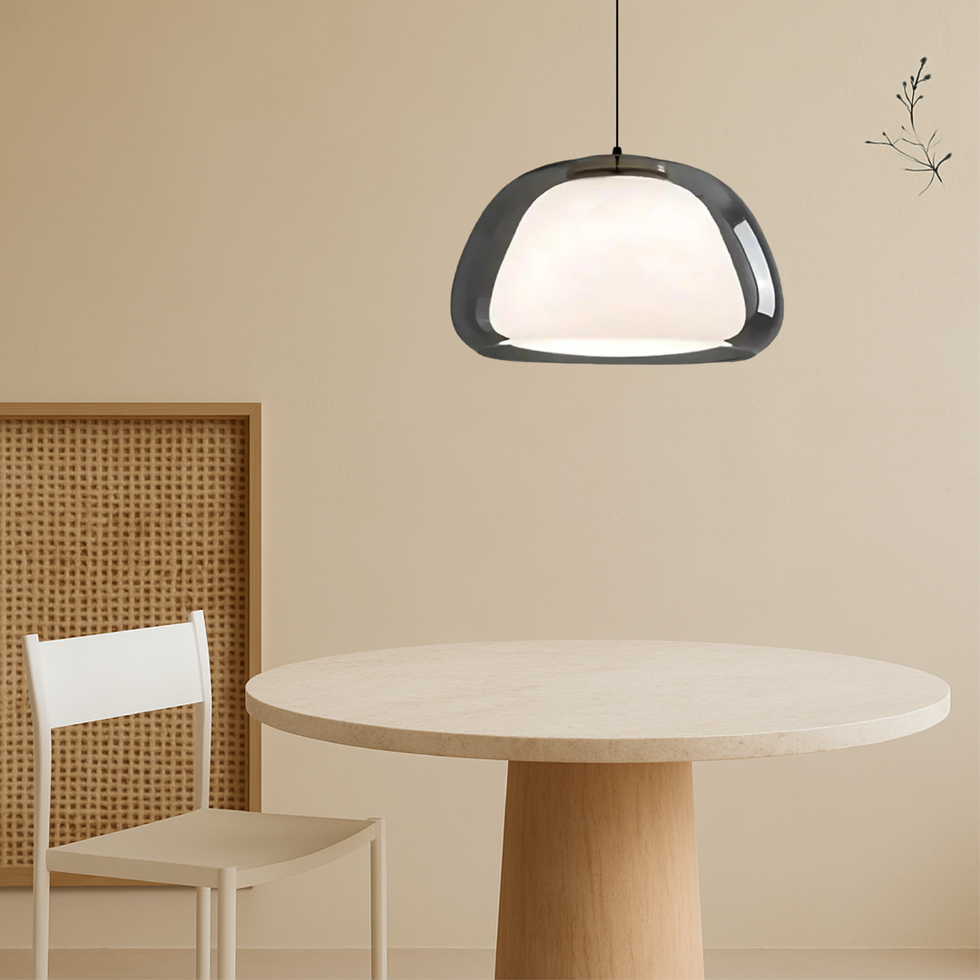 Contemporary Glass Pendant Light - Minimalist Jelly Design for Kitchen and Dining Room 6