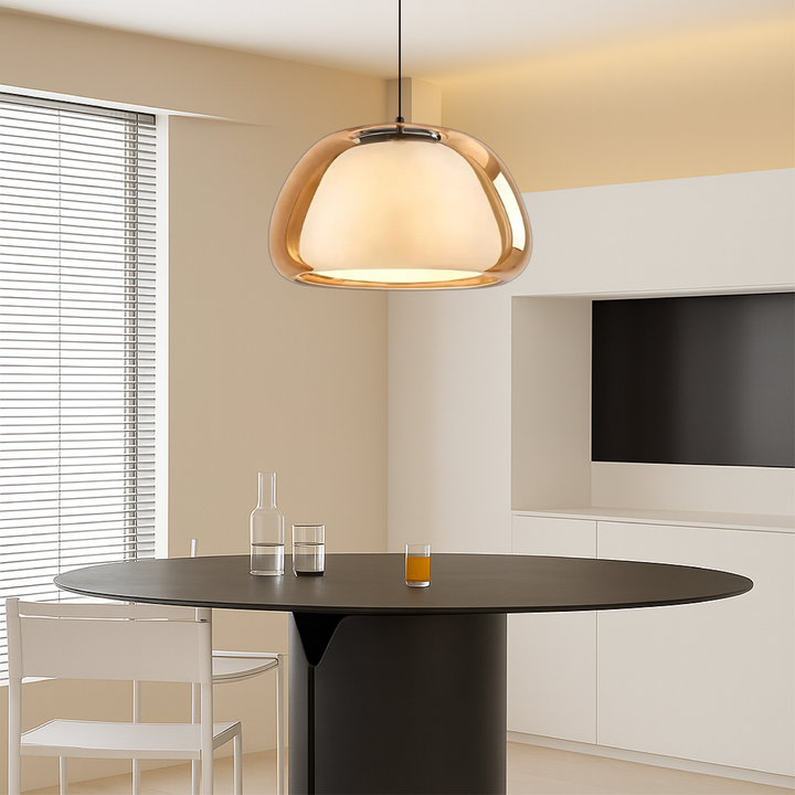Contemporary Glass Pendant Light - Minimalist Jelly Design for Kitchen and Dining Room 7