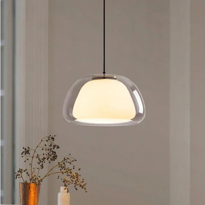 Contemporary Glass Pendant Light - Minimalist Jelly Design for Kitchen and Dining Room 8