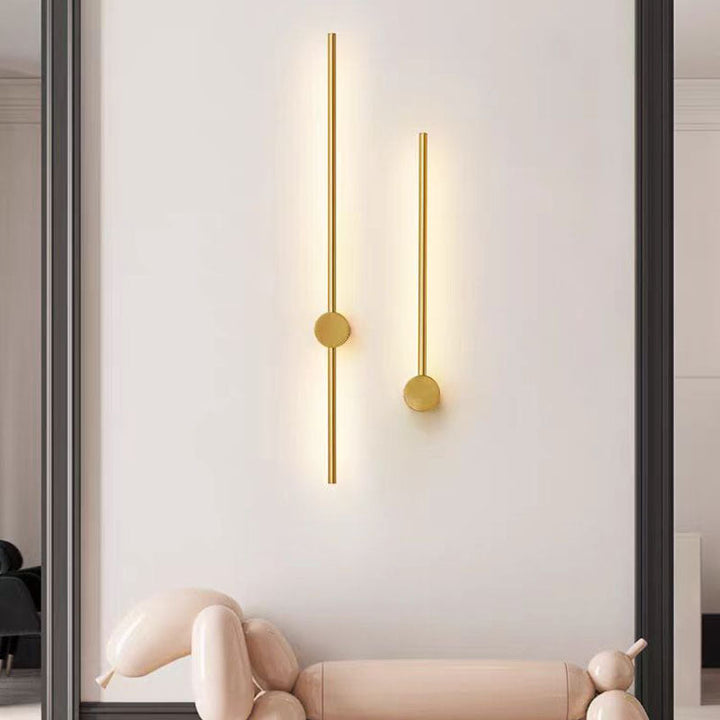 Contemporary Linear Wall Light with LED - Minimalist Iron and Acrylic Design 2