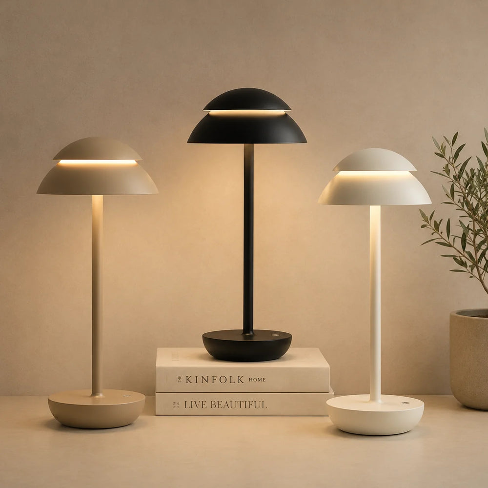 Cordless Mushroom Table Lamp