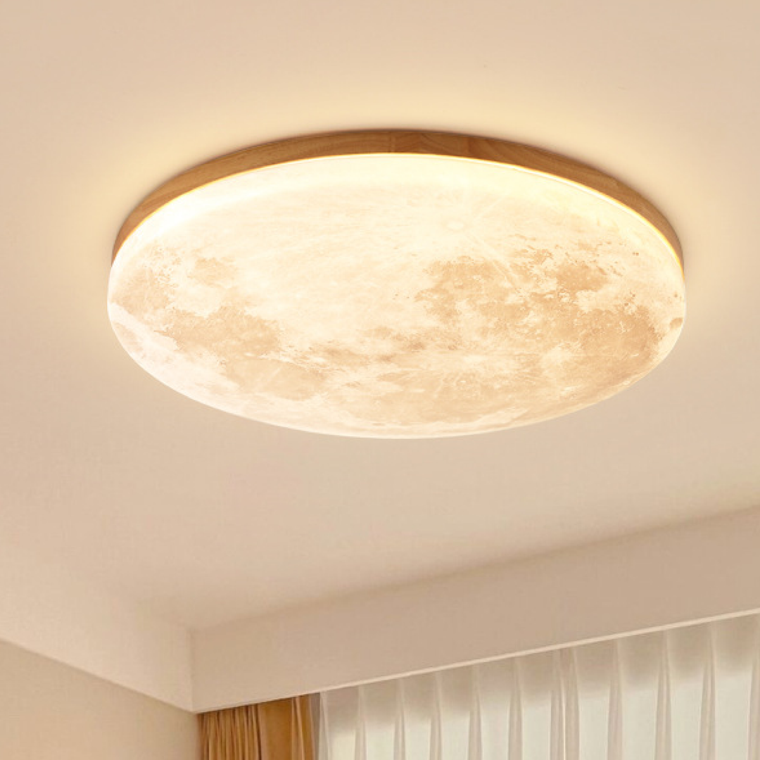 Dimmable Round LED Ceiling Light - Modern Flush Mount Fixture for Bedroom and Living Room, Adjustable Brightness and Color Temperature 0