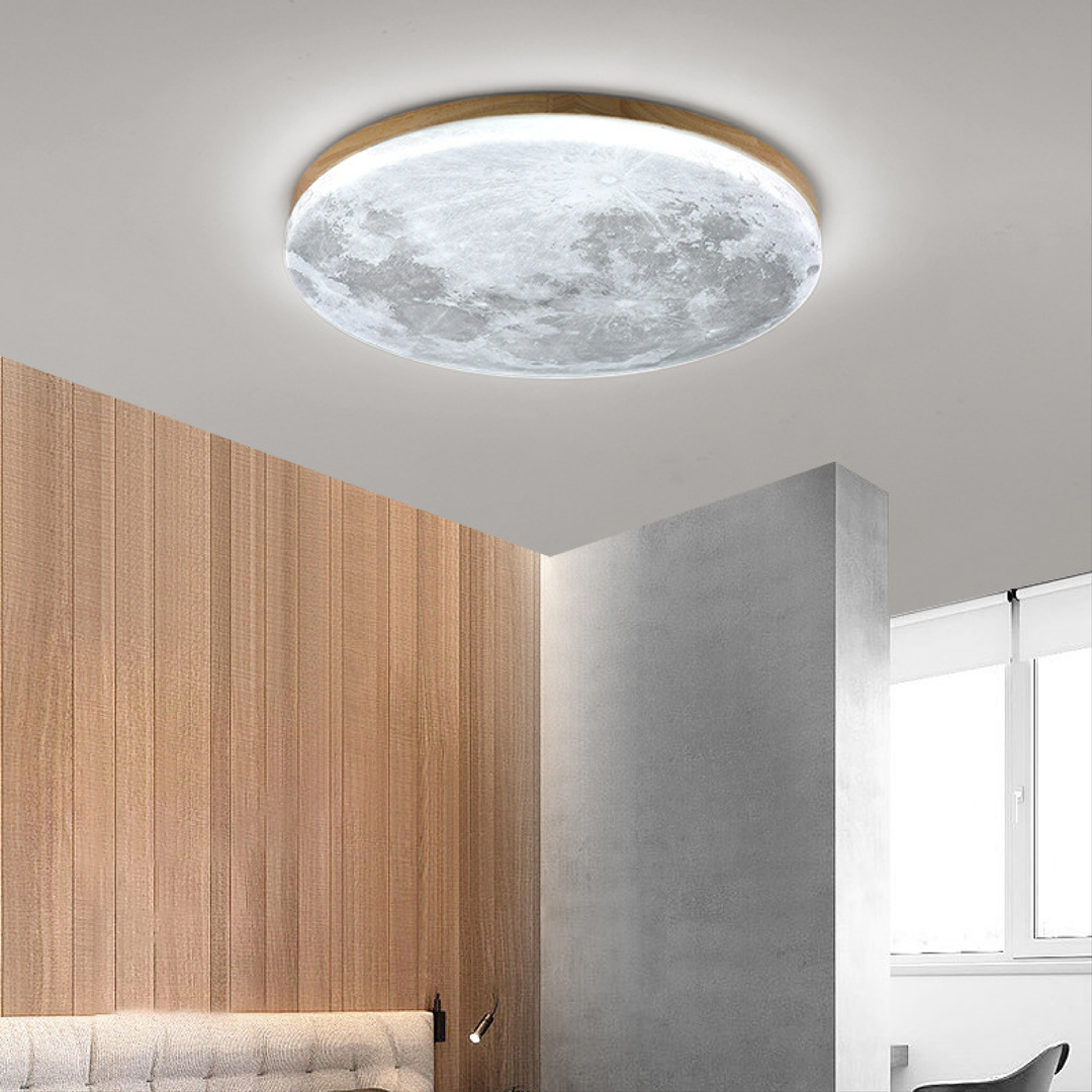 Dimmable Round LED Ceiling Light - Modern Flush Mount Fixture for Bedroom and Living Room, Adjustable Brightness and Color Temperature 3