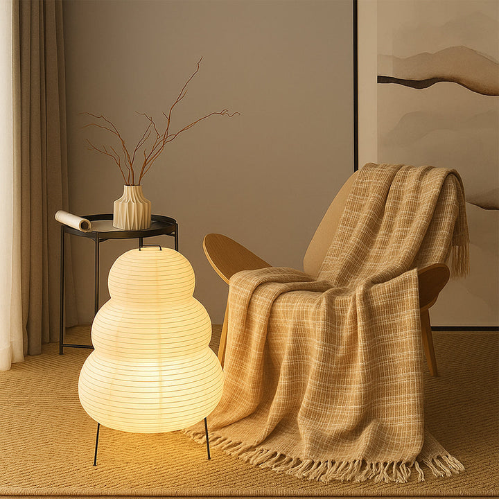 Japanese Rice Paper Floor Lamp - View 5