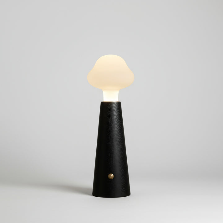 Elegant Wooden Table Lamp - LED Bedside Lamp for Bedroom or Desk - Natural Design for Relaxing Atmosphere
