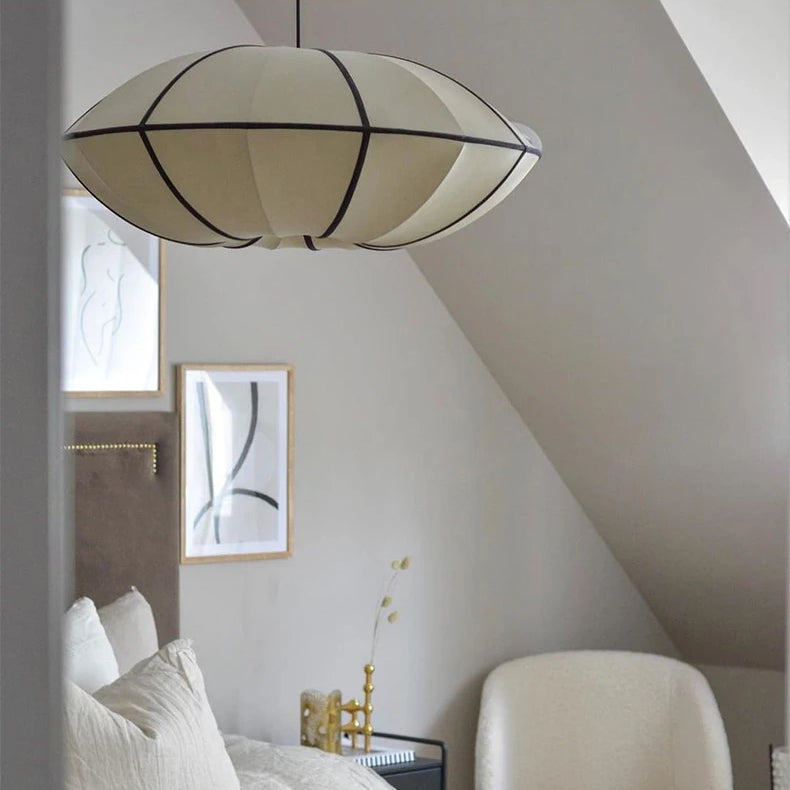 Fabric Pendant Light - View 2