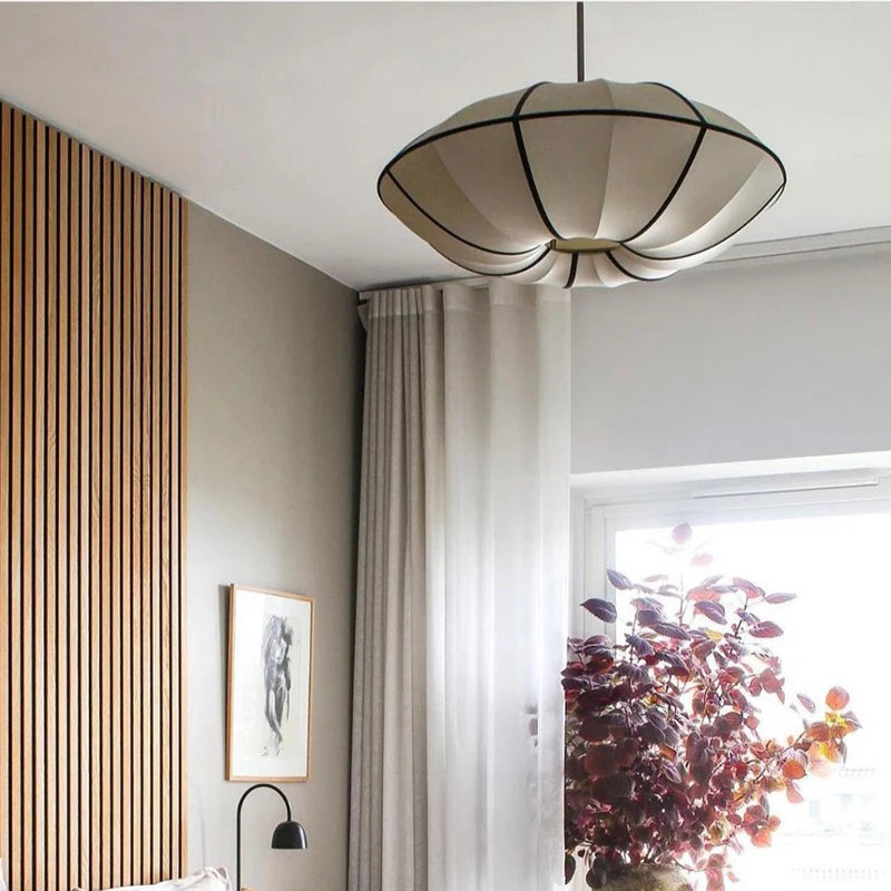 Fabric Pendant Light - View 6