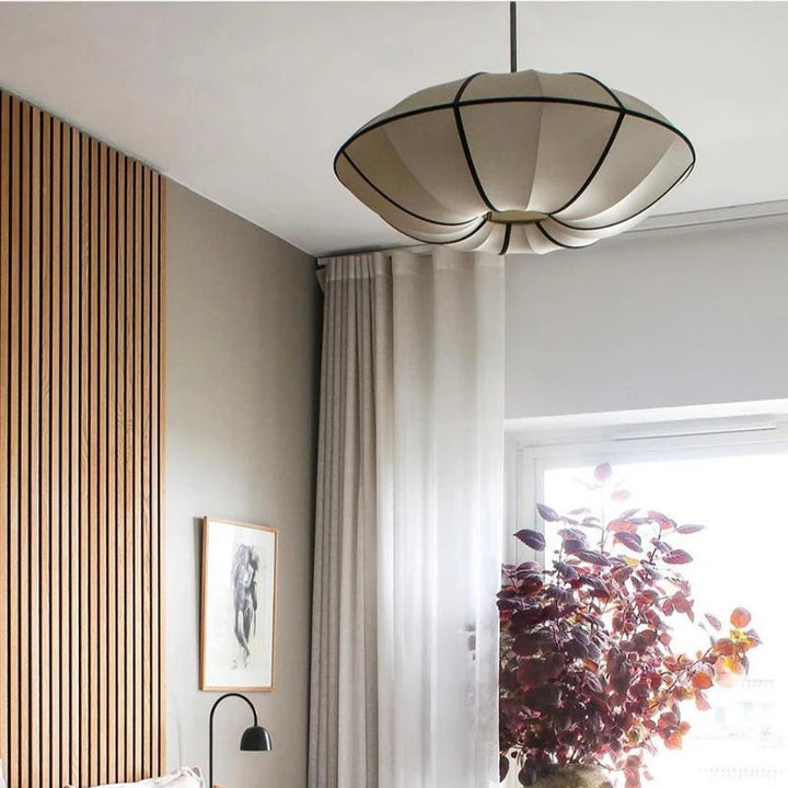 Fabric Pendant Light - View 6