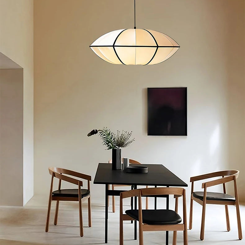 Fabric Pendant Light - View 7