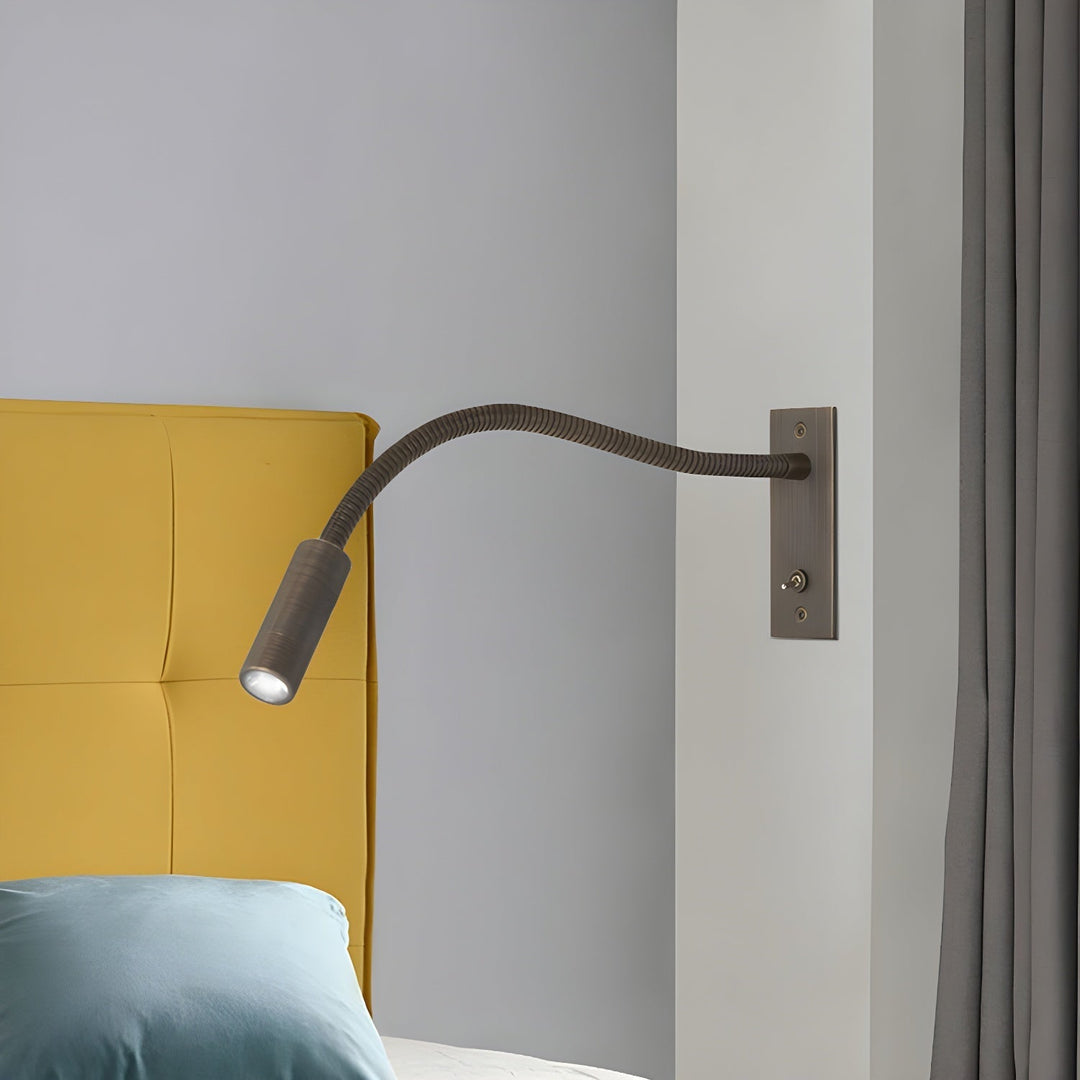 Gooseneck Wall Reading Light