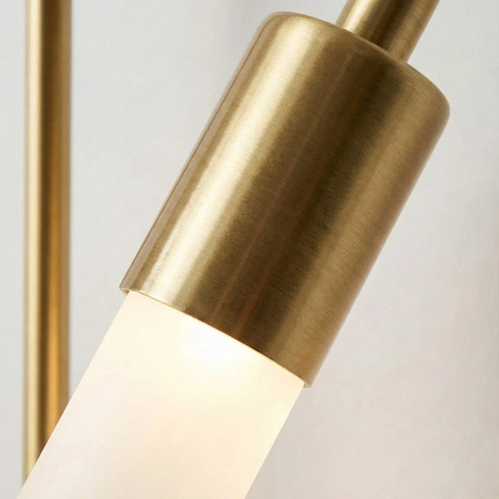 Double Cylinder Gold Wall Sconce - View 5