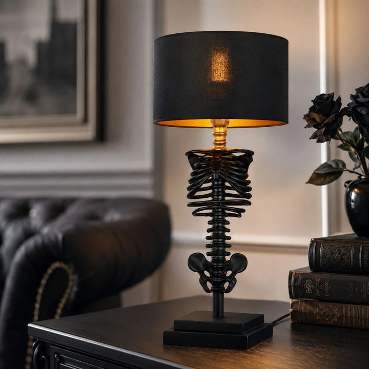 Gothic Skeleton Table Lamp
