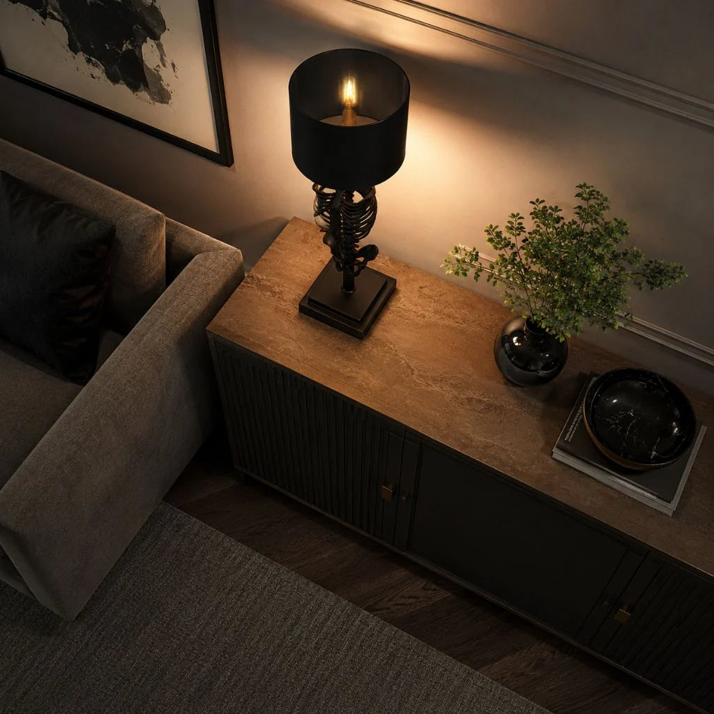 Gothic Skeleton Table Lamp - View 5