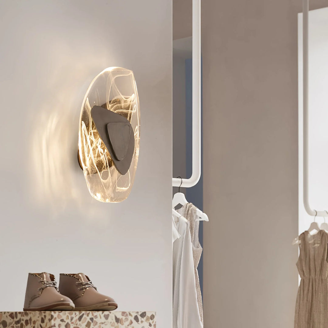 Pebble Glass LED Wall Sconce - View 5