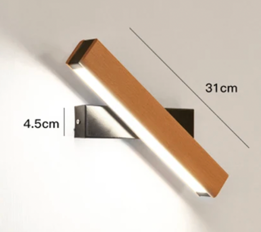 Japanese Minimalist LED Wall Light with Rotating Design - Versatile Wall Lamp for Elegant Home Accent, Energy-Efficient Lighting 5