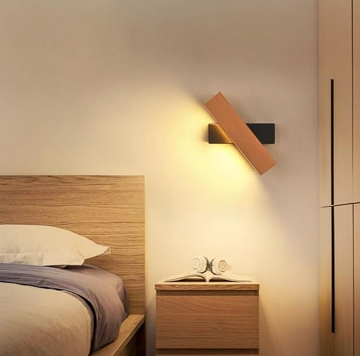 Japanese Minimalist LED Wall Light with Rotating Design - Versatile Wall Lamp for Elegant Home Accent, Energy-Efficient Lighting 6