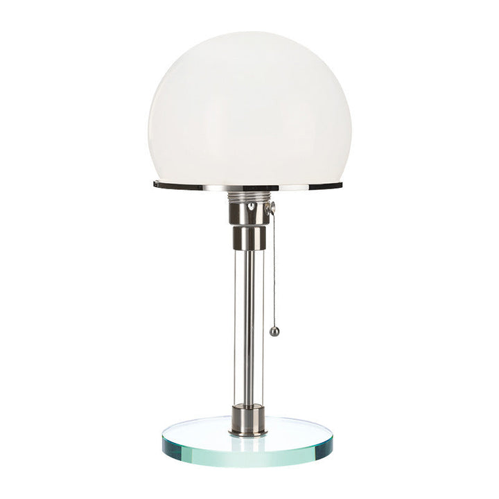 Bauhaus Globe Table Lamp, Glass and Metal