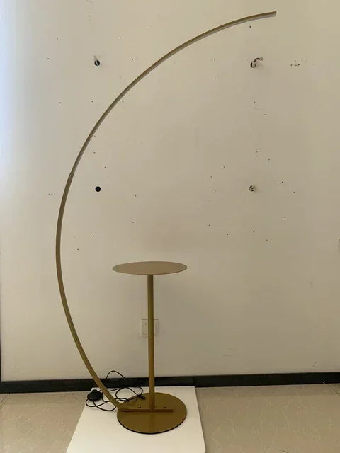 Modern Arc Floor Lamp - LED Standing Lamp for Living Room, Minimalist Design