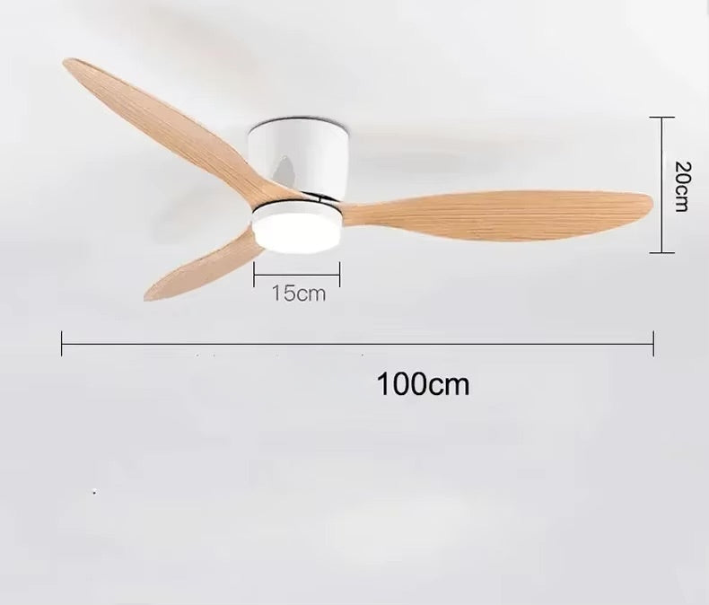 Modern Ceiling Fan with LED Lights and Remote Control - Quiet Operation for Year-Round Comfort in Living Room or Bedroom 7