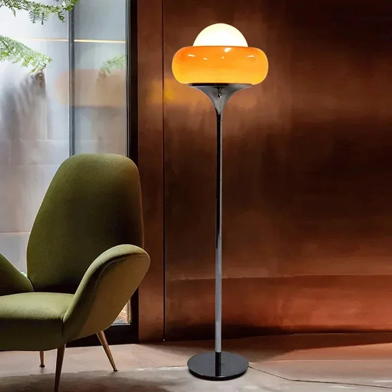 Guzzini Bauhaus Floor and Table Lamp in Orange Floor Lamp