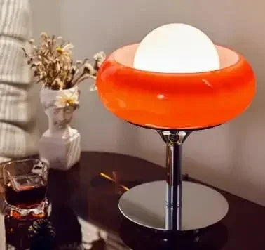 Guzzini Bauhaus Floor and Table Lamp in Red Table Lamp